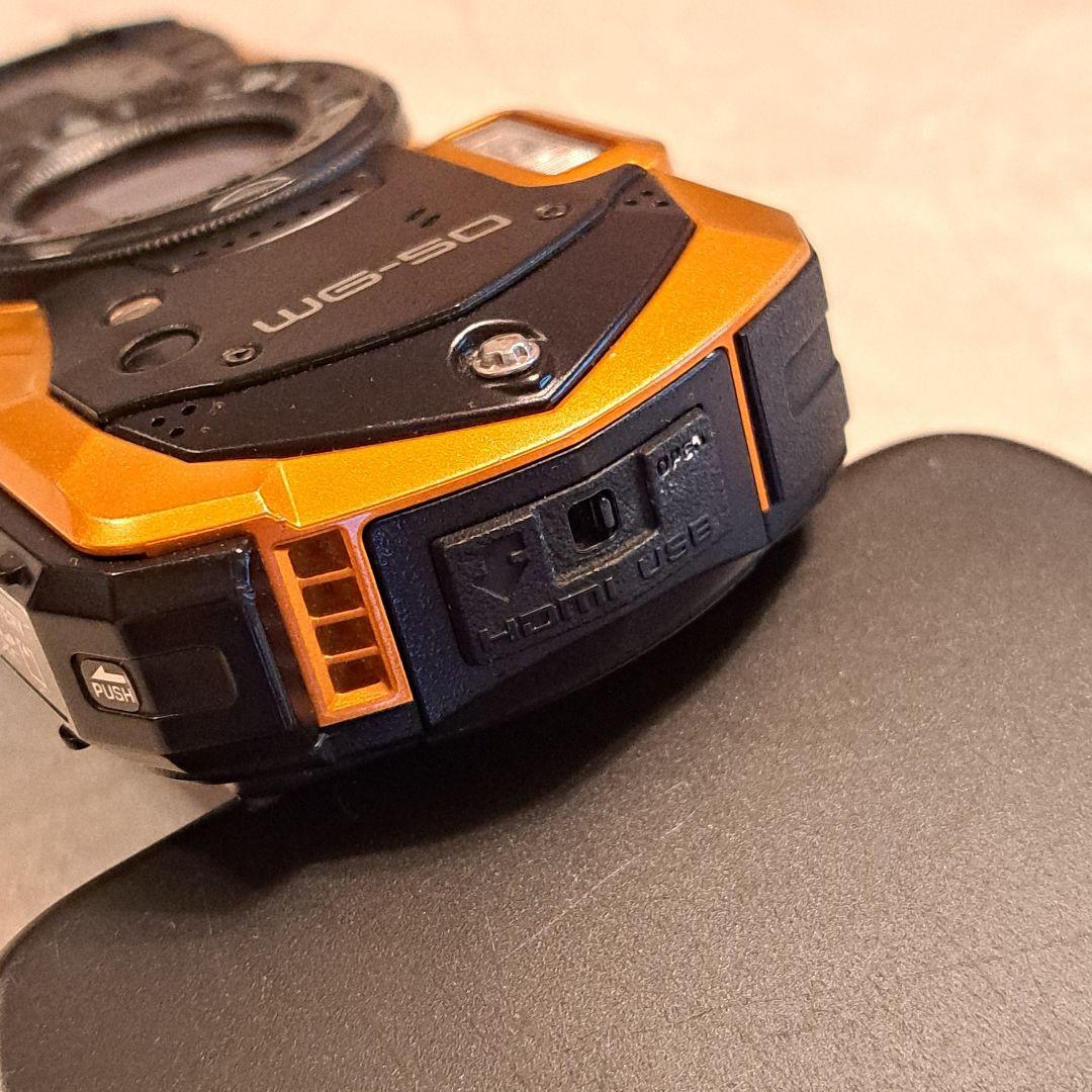 リコー RICOH　WG-50 防水デジタルカメラ ＋バッテリー＋SDカード