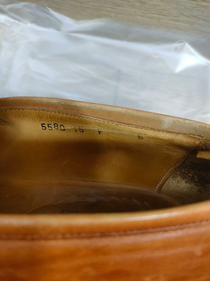 サントーニ　サイズ8 イタリア製　ステッチローファー　ブラウン　26.5センチ