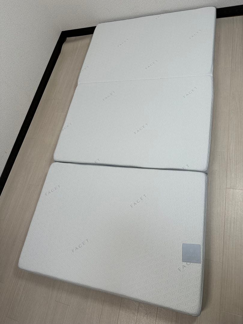 【未使用品】カラーフォーム ファセット シングル マットレス ※i1※