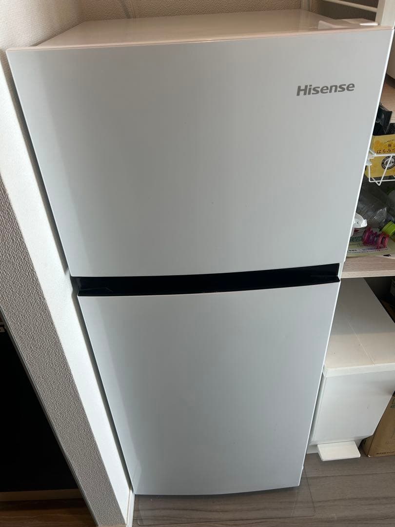 Hisense 2ドア冷蔵庫 HR-B12E2W 1月半ば発送※１週間後出品終了