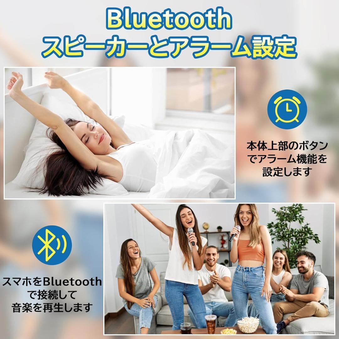 小型カメラ Bluetoothスピーカー 時計型カメラ HD防犯カメラ