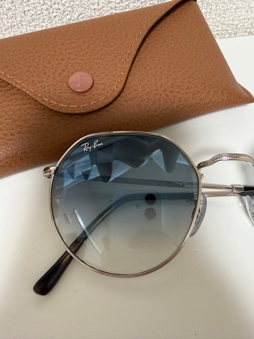 【美品】Ray-Ban レイバン JACK RB3565 003/3F ブルー