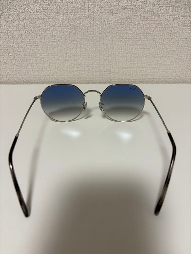【美品】Ray-Ban レイバン JACK RB3565 003/3F ブルー