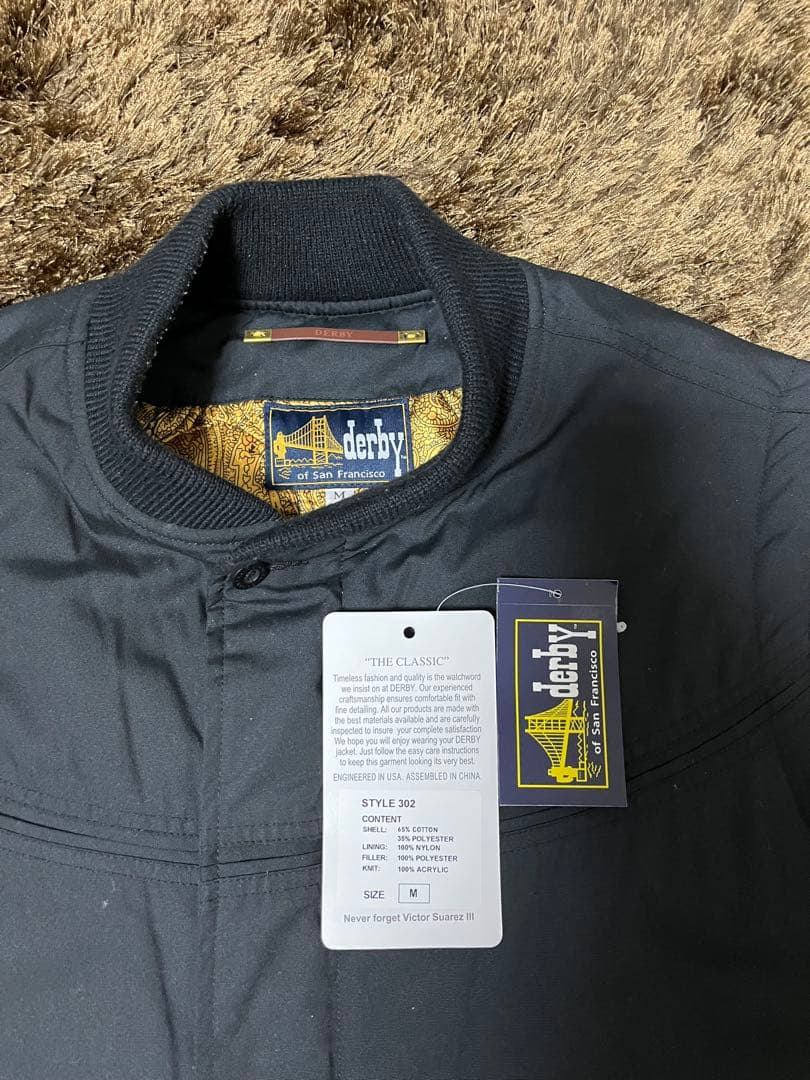 ダービーオブサンフランシスコ ベスト ブラック302 Mサイズ ベルベルジン