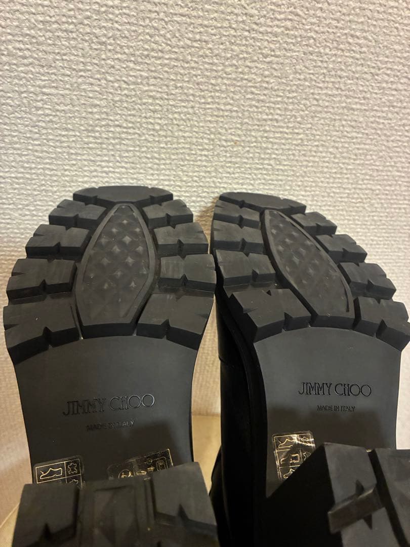 jimmy choo黒ブーツ2025年秋冬現行品