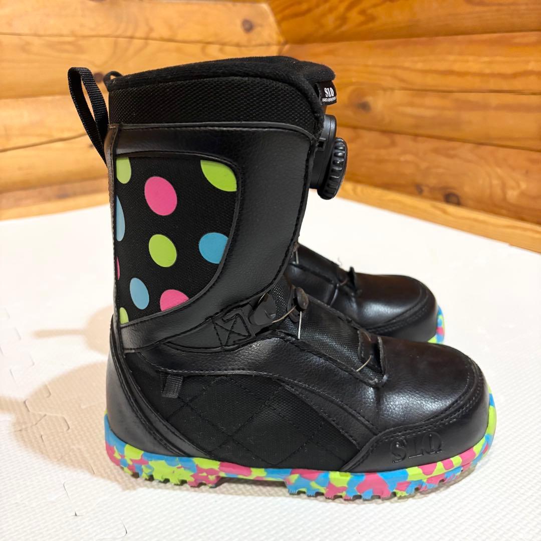 SLQ スノーボードブーツ BOA ボア キッズ 22-23cm