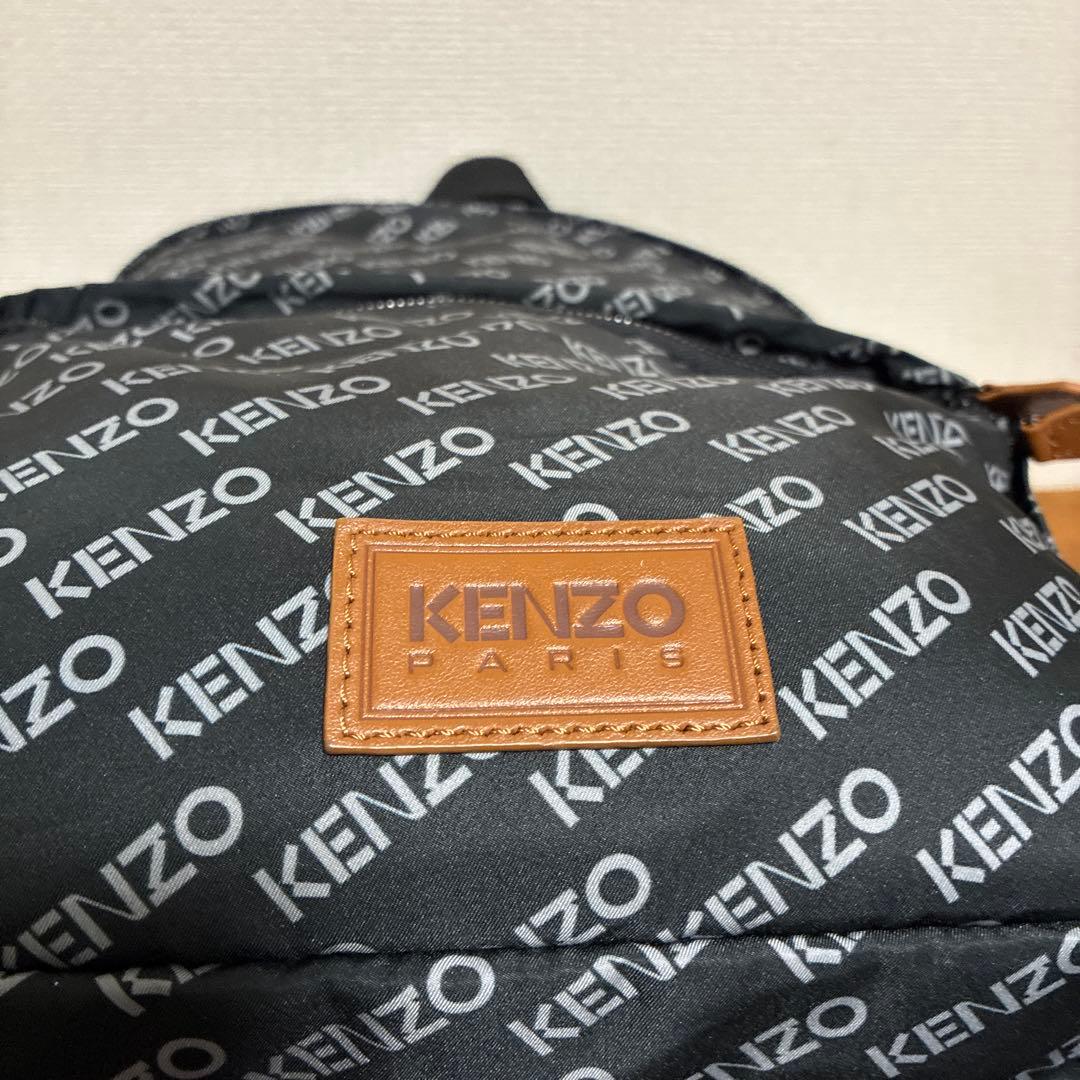 【美品】KENZO　保存袋付き　A4収納 ケンゾー リュック　バックパック
