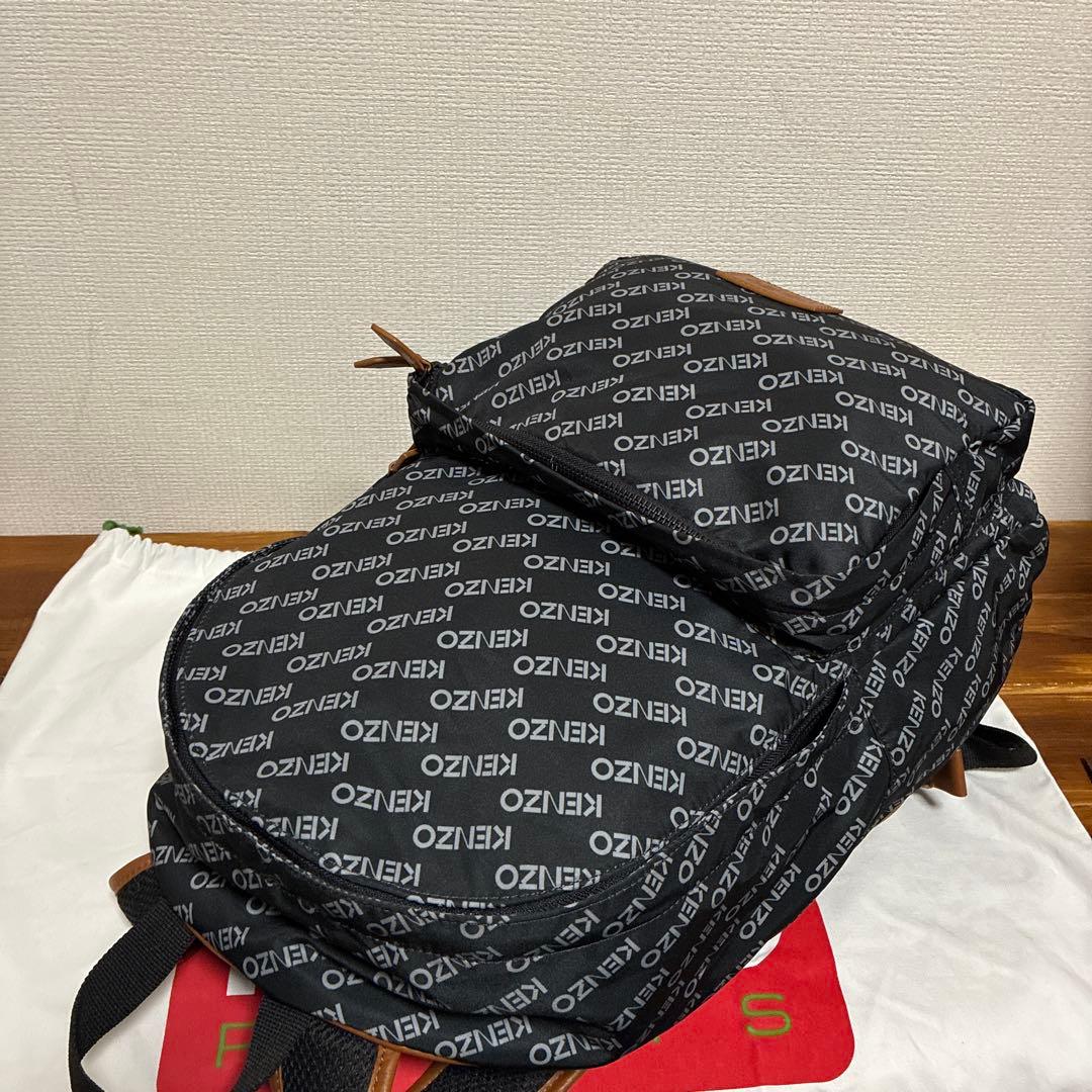 【美品】KENZO　保存袋付き　A4収納 ケンゾー リュック　バックパック