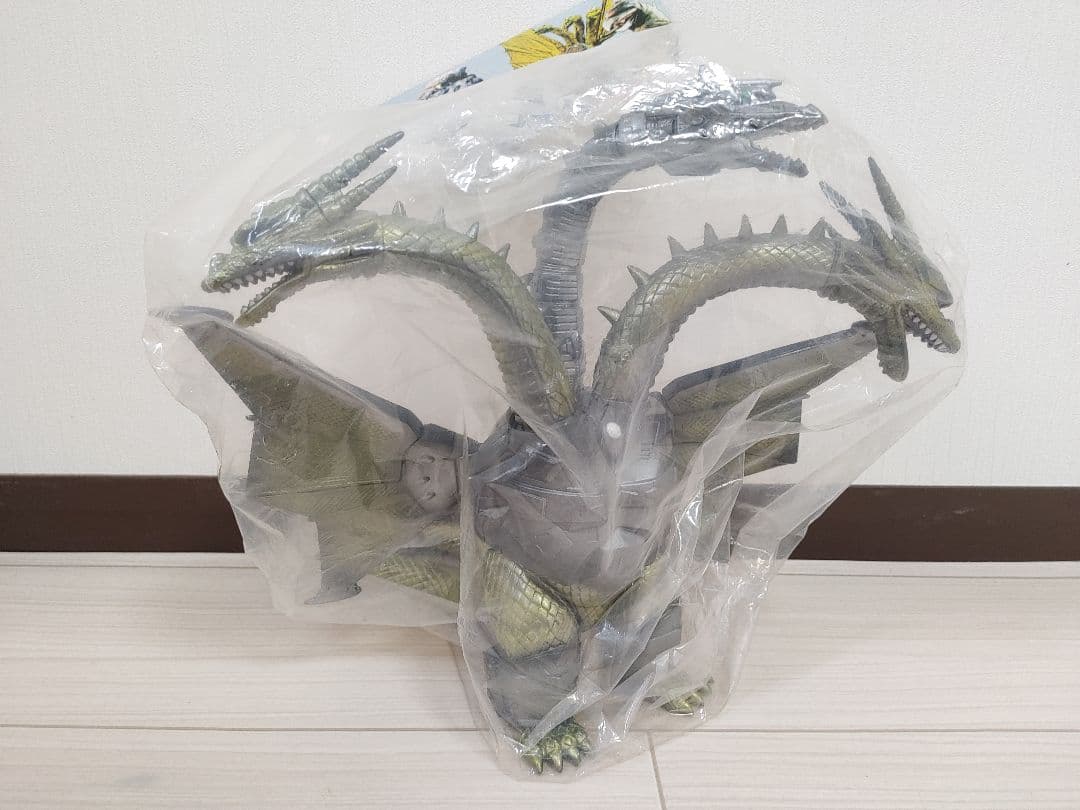 〘超超絶蔵出し品〙マーミット世紀の大怪獣シリーズ メカキングギドラ(１期)ソフビ