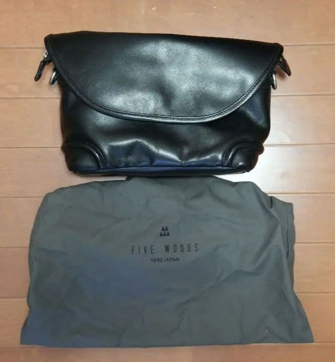 FIVE WOODS メッセンジャーバッグ プラトウ ブラック