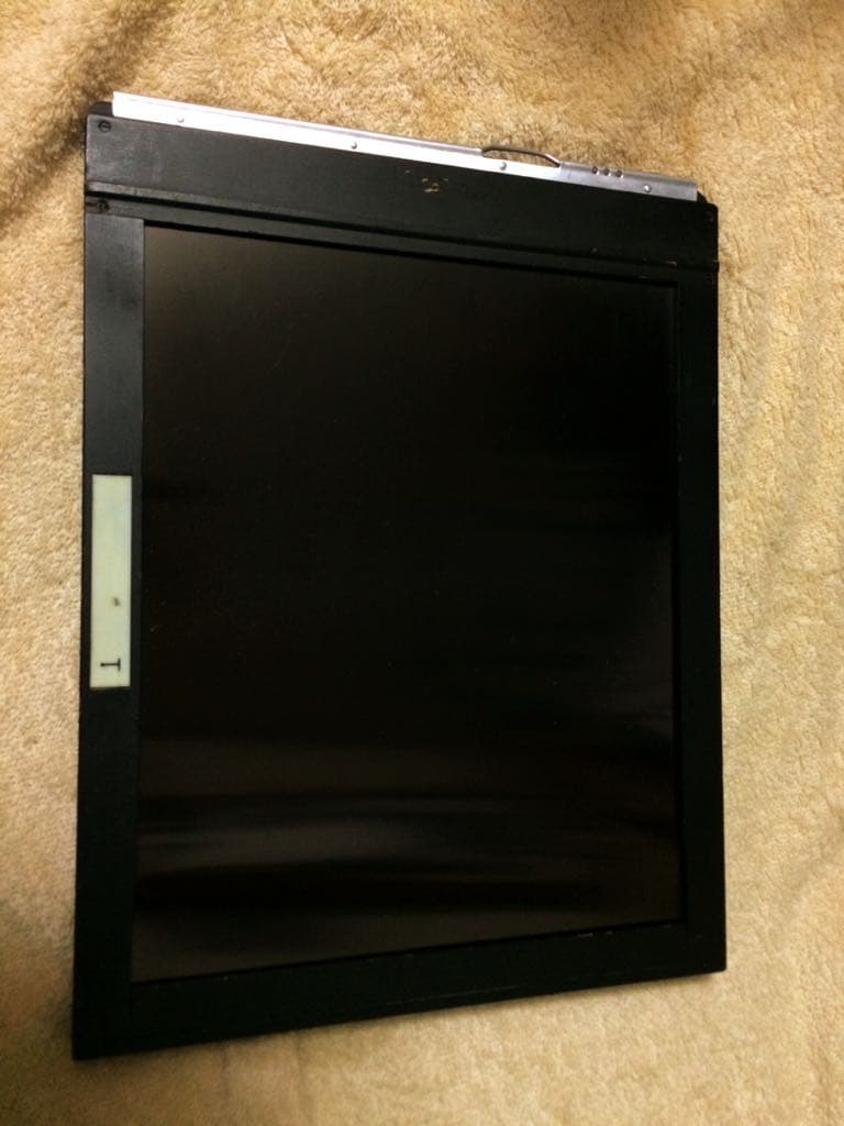 大判カメラ、多分8×10のフォルダー