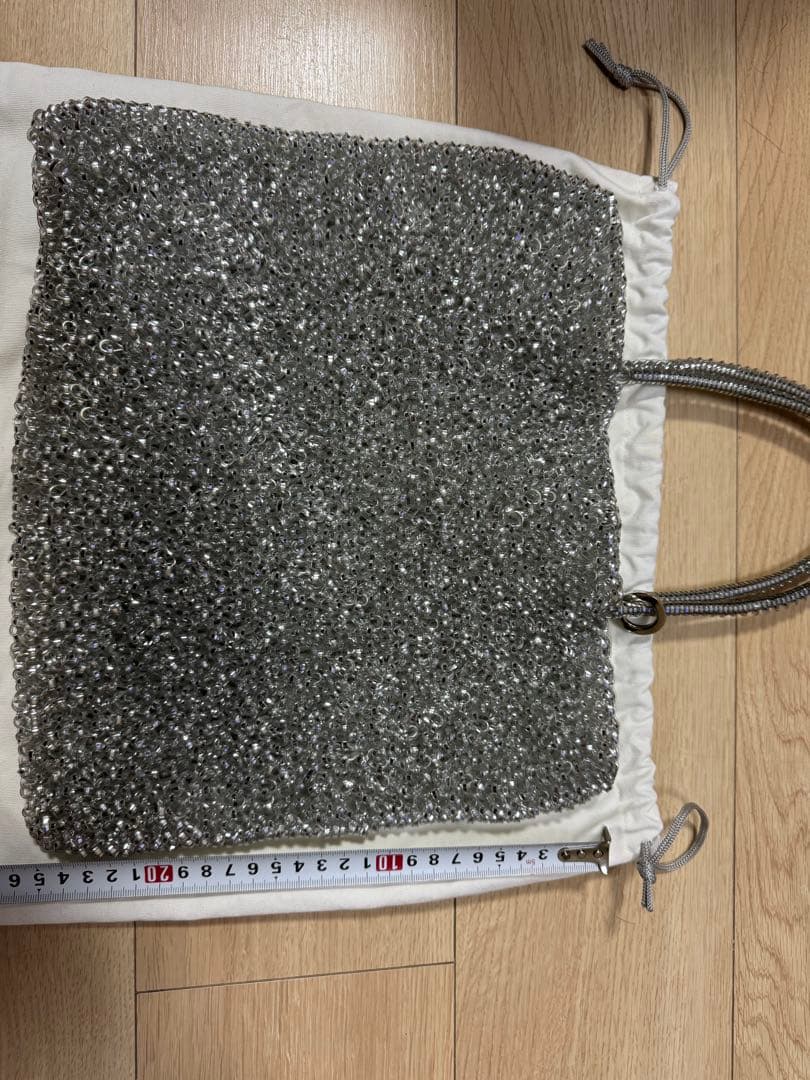 ANTEPRIMA シルバービーズ ハンドバッグ