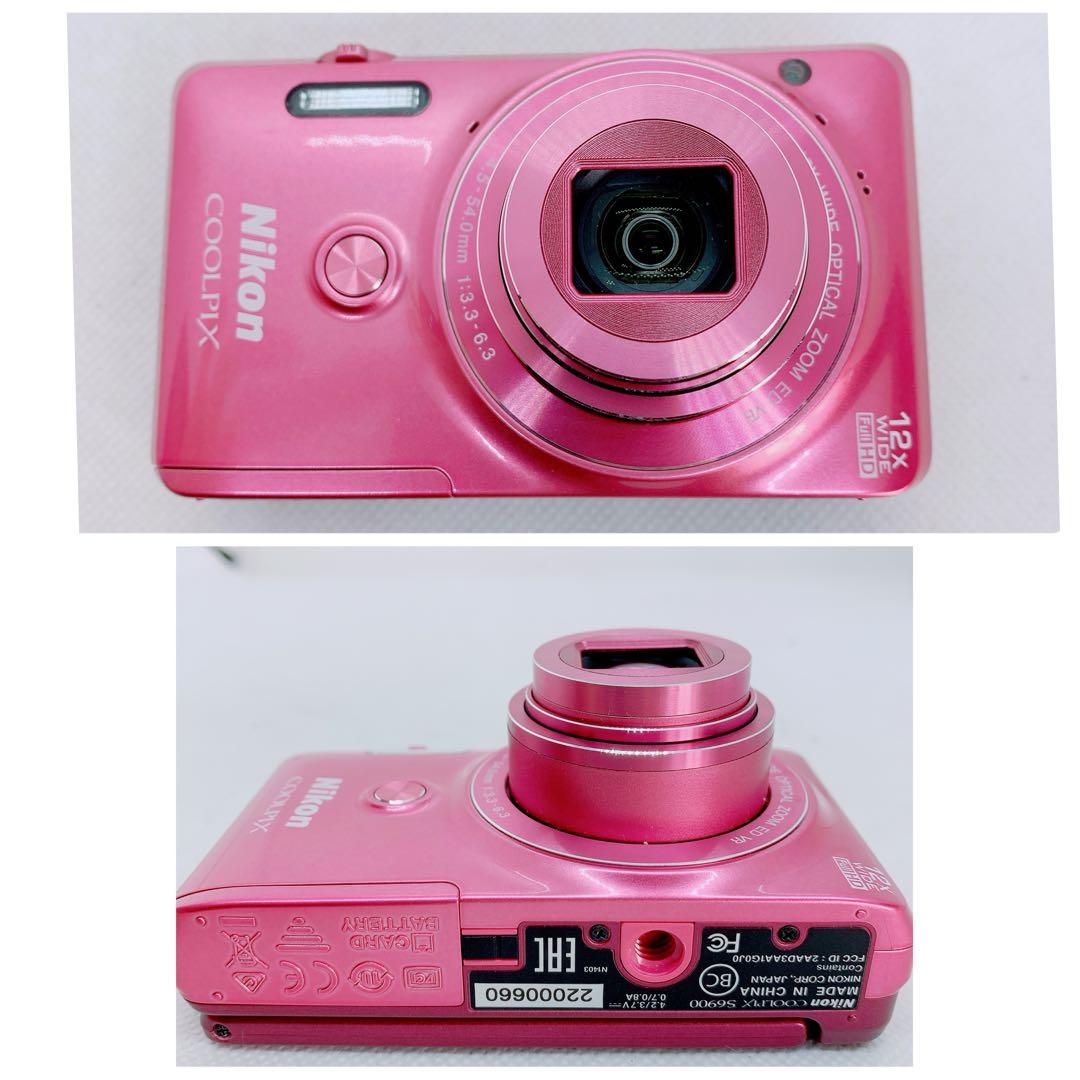 Nikon デジタルカメラ COOLPIX S6900 ニコン　ピンク　デジカメ