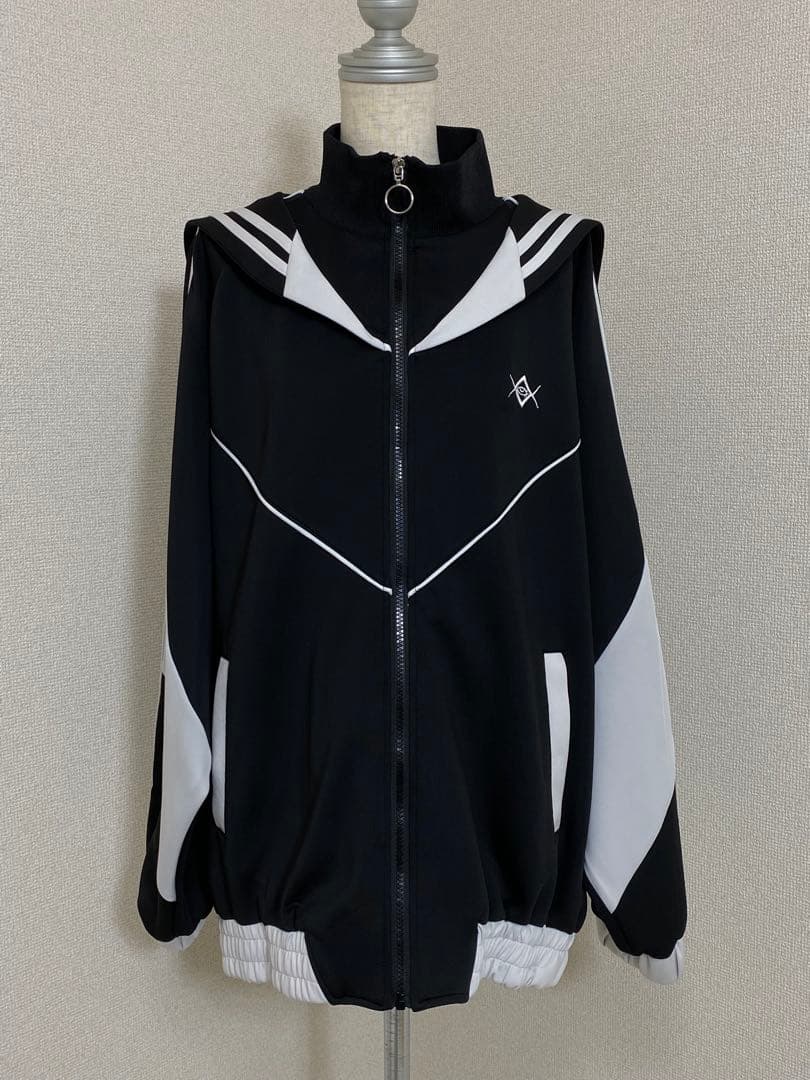 【極美品】REFLEM セーラー ジャージ ブルゾン 刺繍