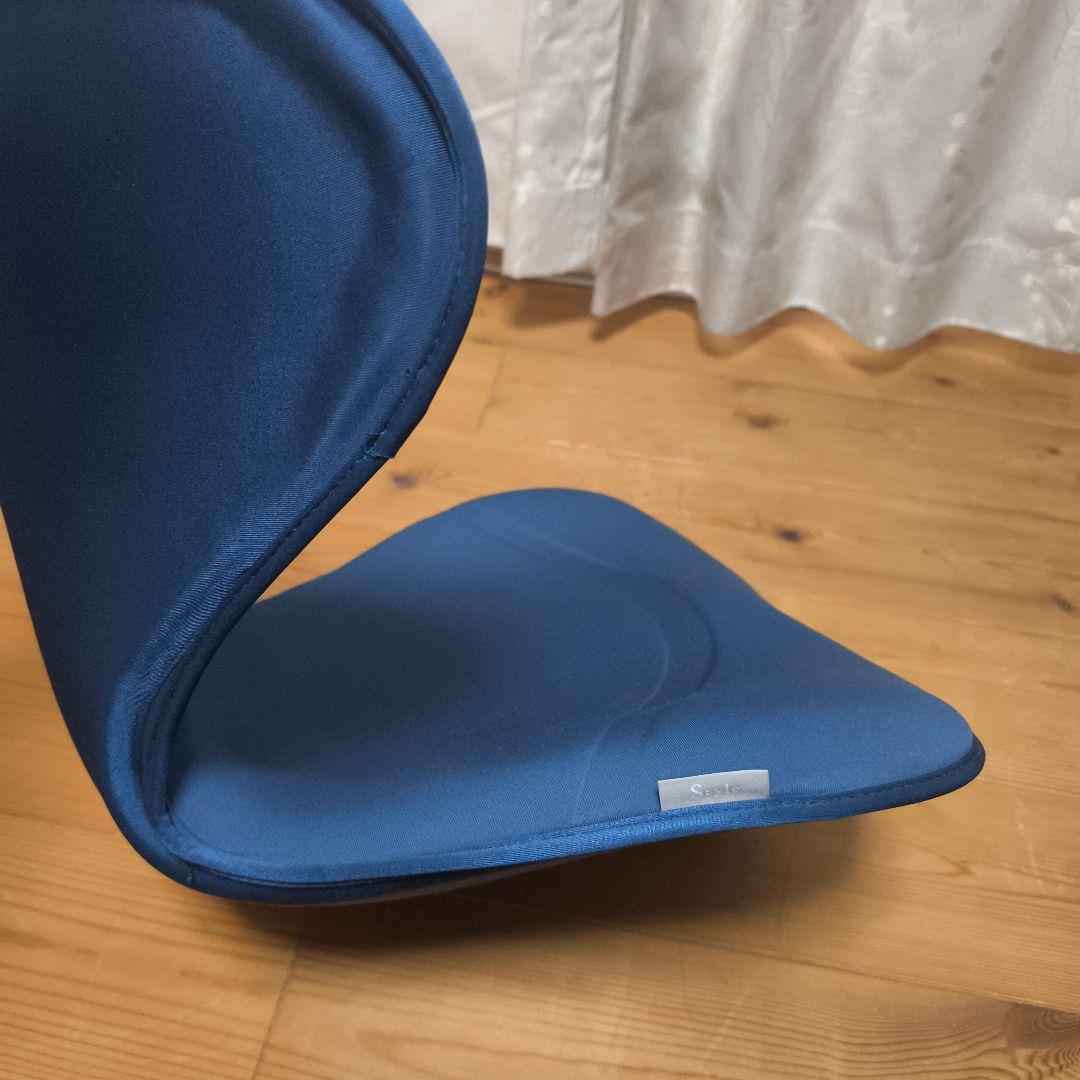 【Style　SMART】　座椅子クッション　ネイビー