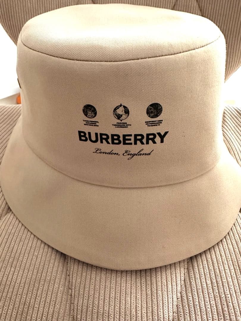 BURBERRY バケットハット ベージュ