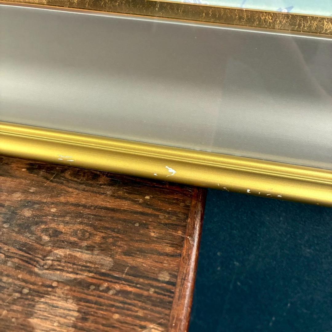 上村松園「新蛍」シルクスクリーン 日芸版画院 証明シール有 額縁入り 美人画