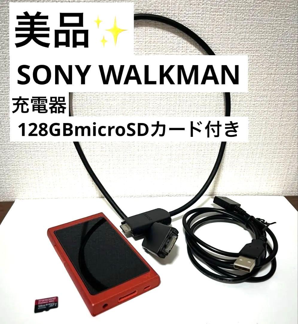 SONYソニー ウォークマンNW-A45 16GB SDカード128GB充電器