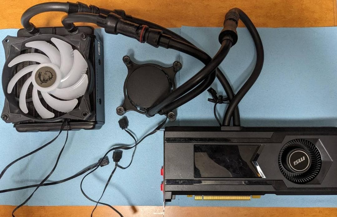 MSI GeForce GTX1080ti 簡易水冷 クイックリリース