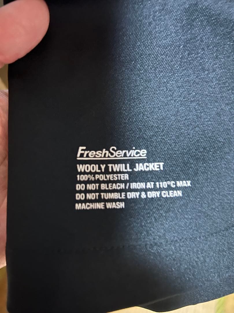 FreshService Wooly Twill Jacket ブラック