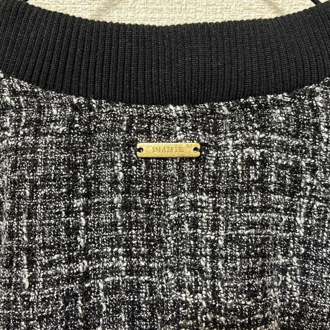 DIANTE クラシックツイードブルゾン