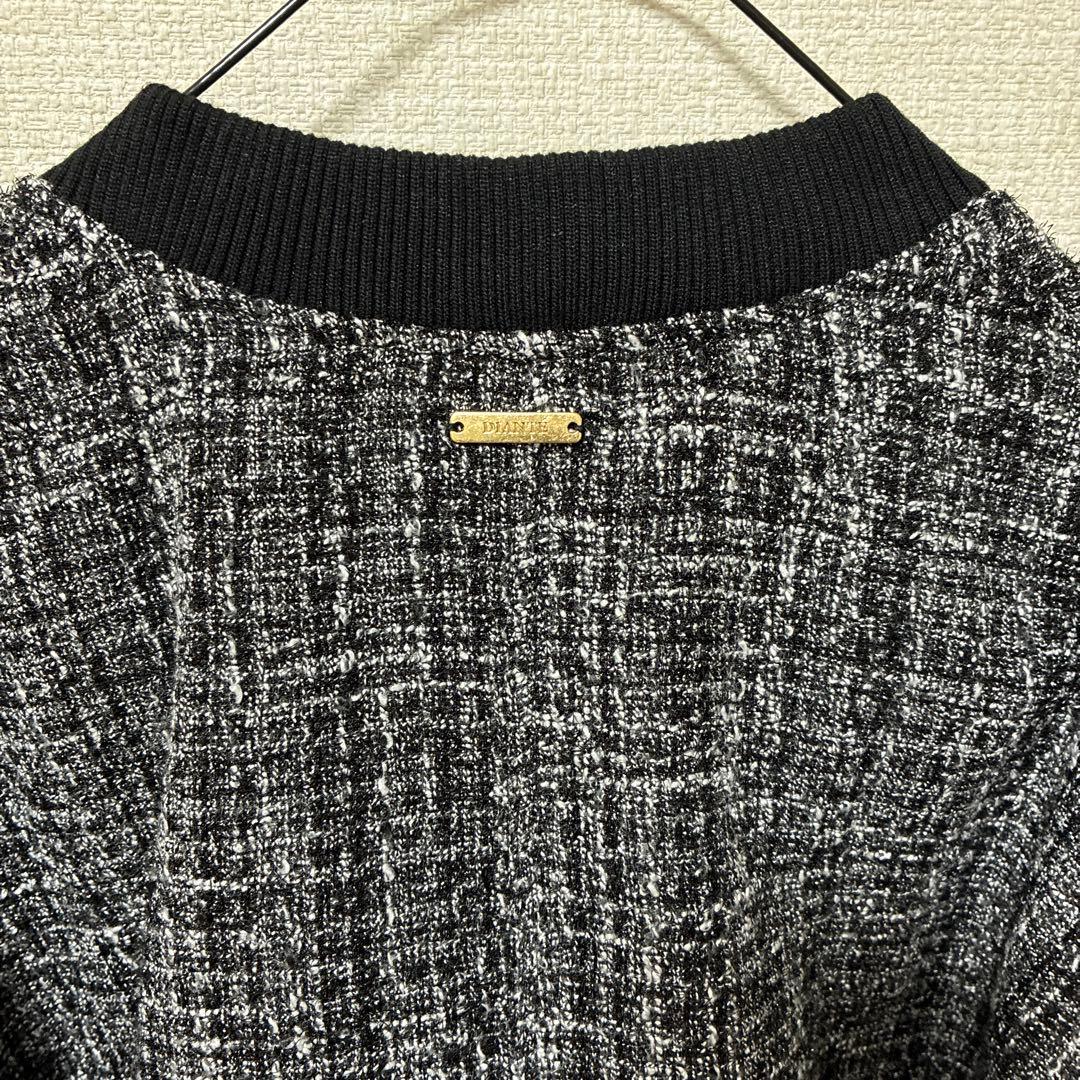 DIANTE クラシックツイードブルゾン