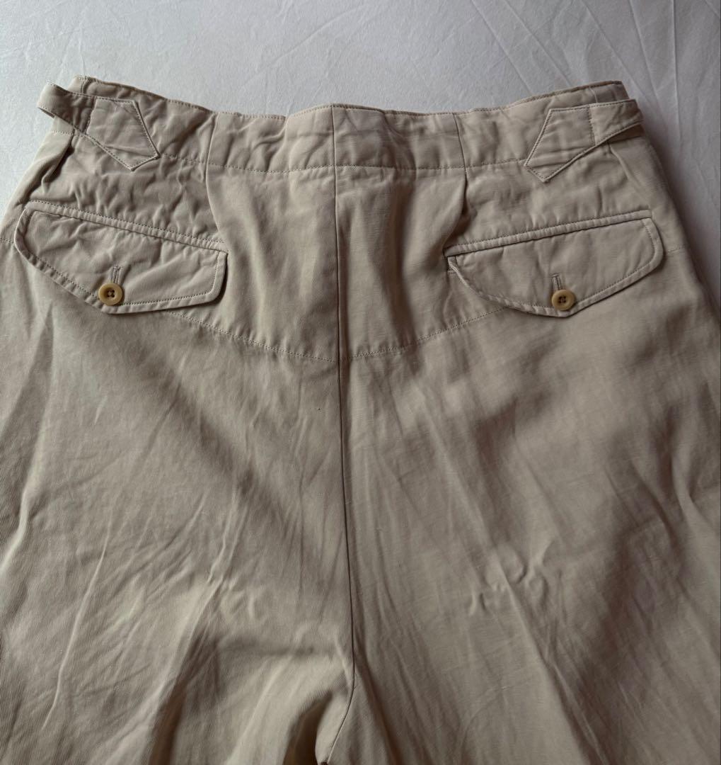 KAPTAIN SUNSHINE ベージュ チノパン ベルトKS24SPT19