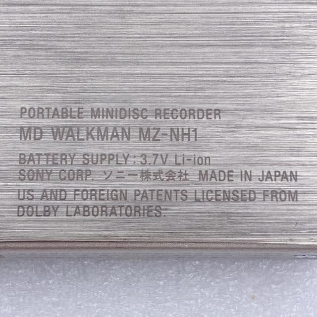 【美品】SONY WALKMAN Hi-MDウォークマン MZ-NH1フルセット