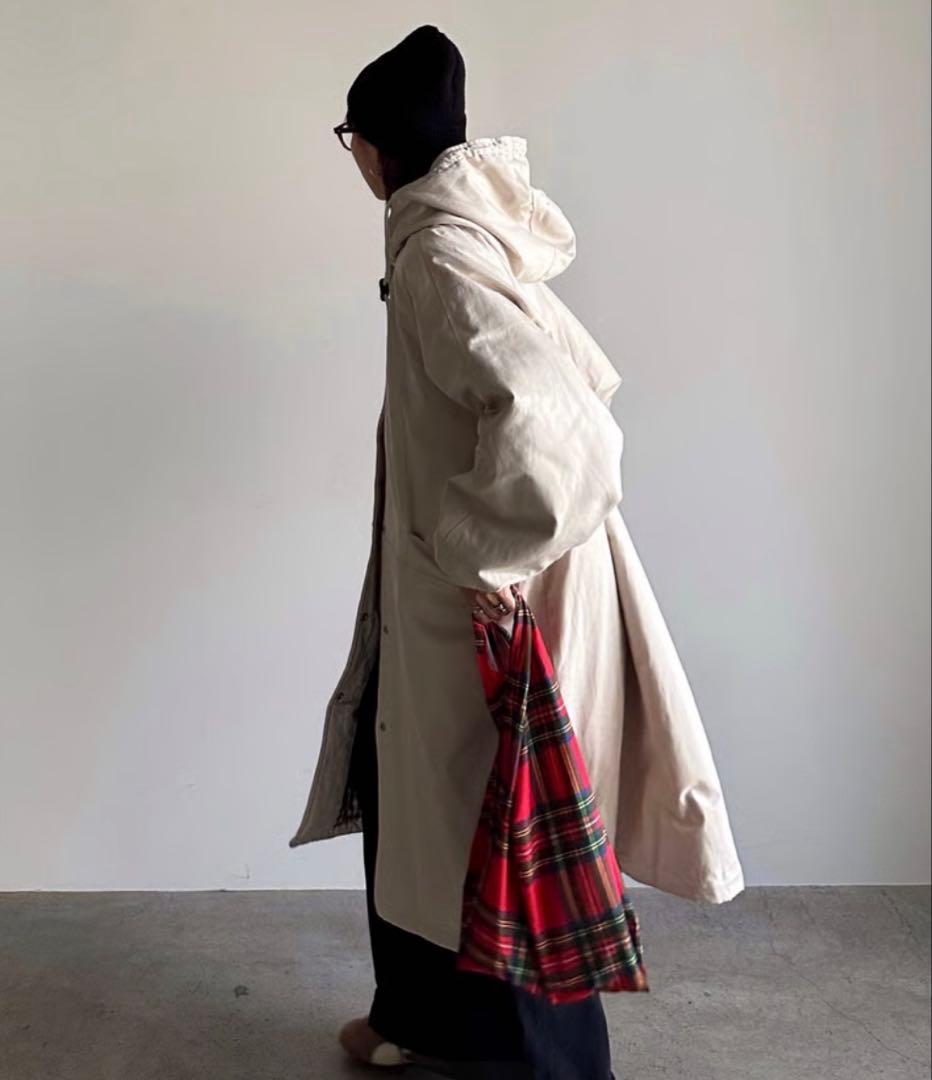 ARULLE インナーコットンカジュアルコート アイボリー