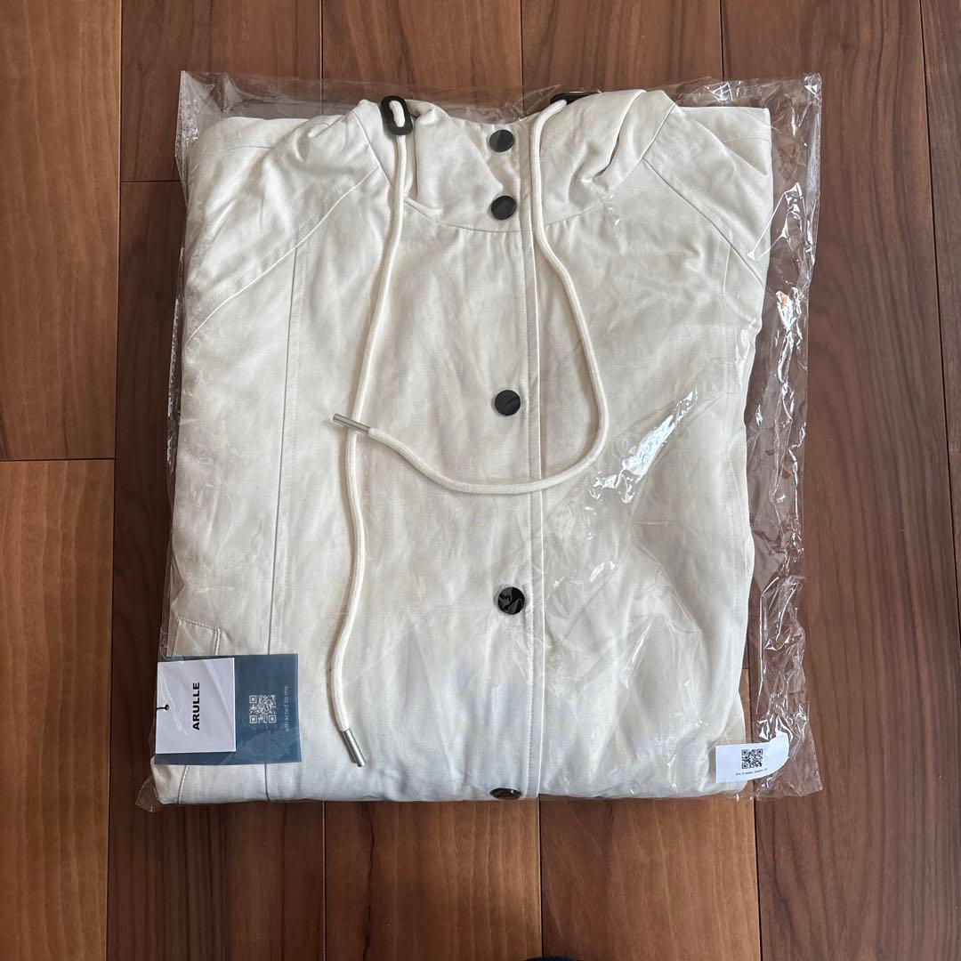 ARULLE インナーコットンカジュアルコート アイボリー
