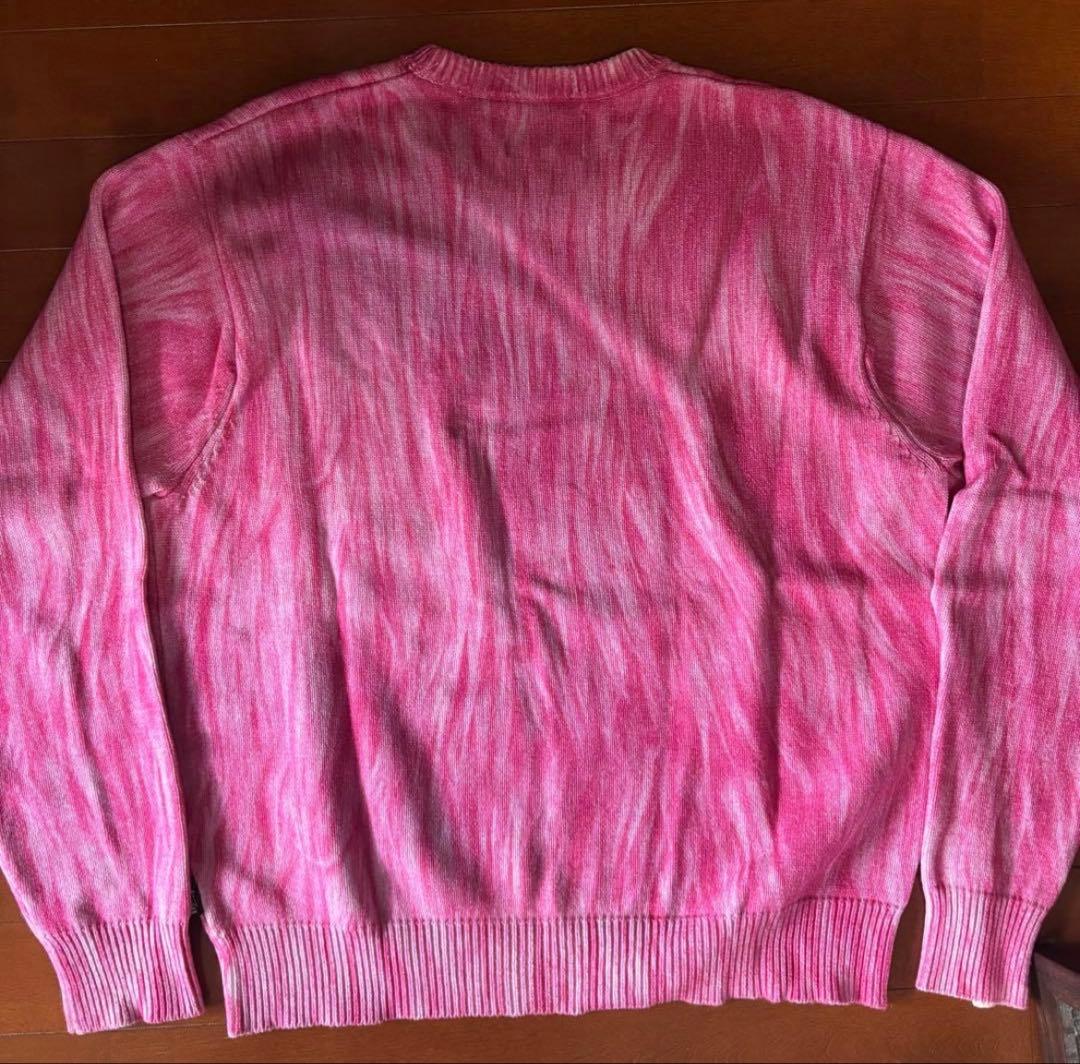 トップス STUSSY printed fur sweater