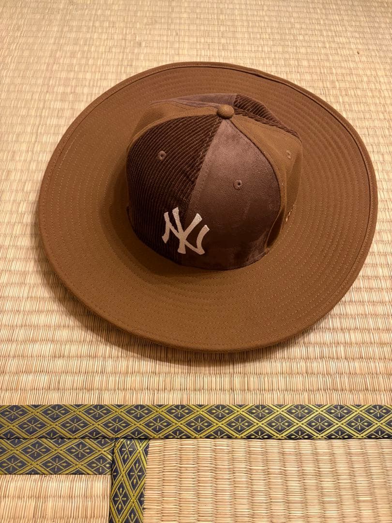 帽子 NEW ERA Fitted Long Brim Hat YANKEES M