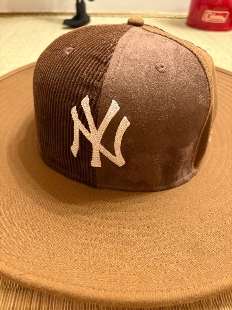 帽子 NEW ERA Fitted Long Brim Hat YANKEES M