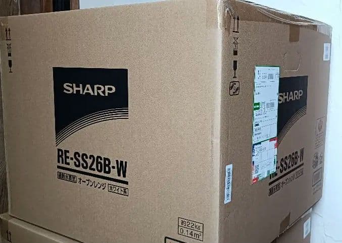 最安値 新品未開封 SHARP オーブンレンジ RE-SS26B-W