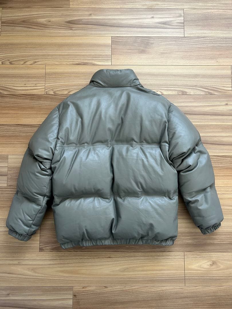 ジャケット・アウター WACKO MARIA LEATHER DOWN JACKET