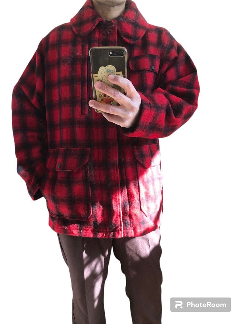 USA製ウールリッチマッキーノジャケットオンブレバッファローチェック