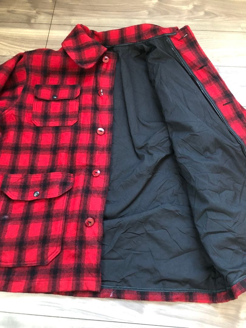USA製ウールリッチマッキーノジャケットオンブレバッファローチェック