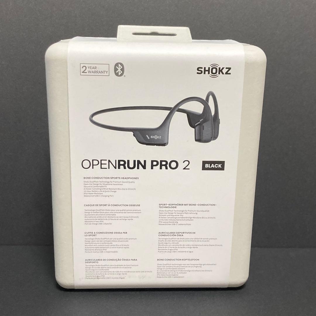 OpenRun Pro 2 標準サイズ SKZ-EP-000030 黒 ブラック