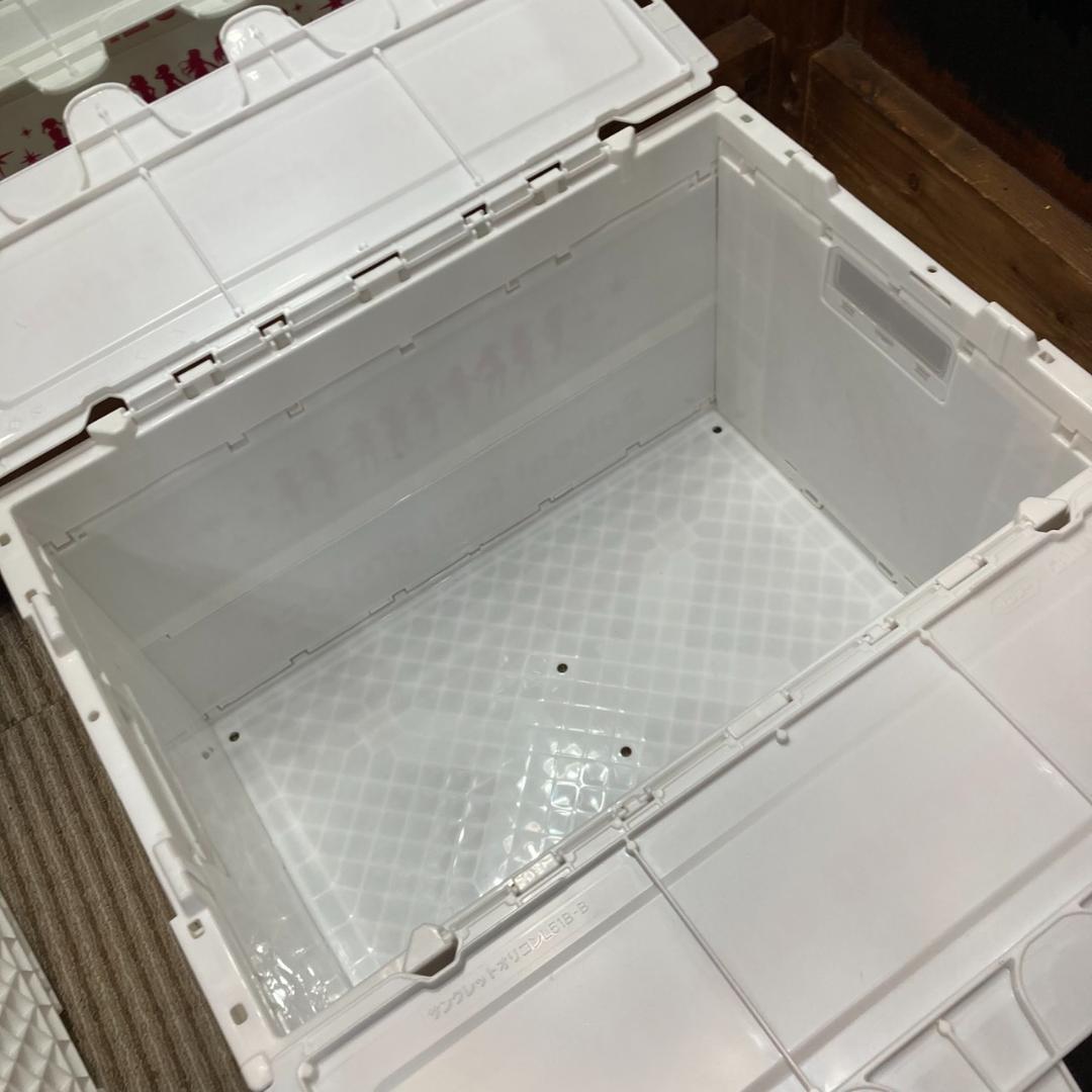 ▼ラブライブ！　折りたたみコンテナ　ミューズ　μ’ｓ　ホワイト　2個セット