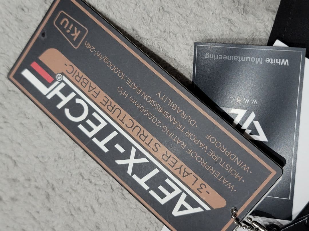 【未使用】White Mountaineering × KIU　モッズコート　黒