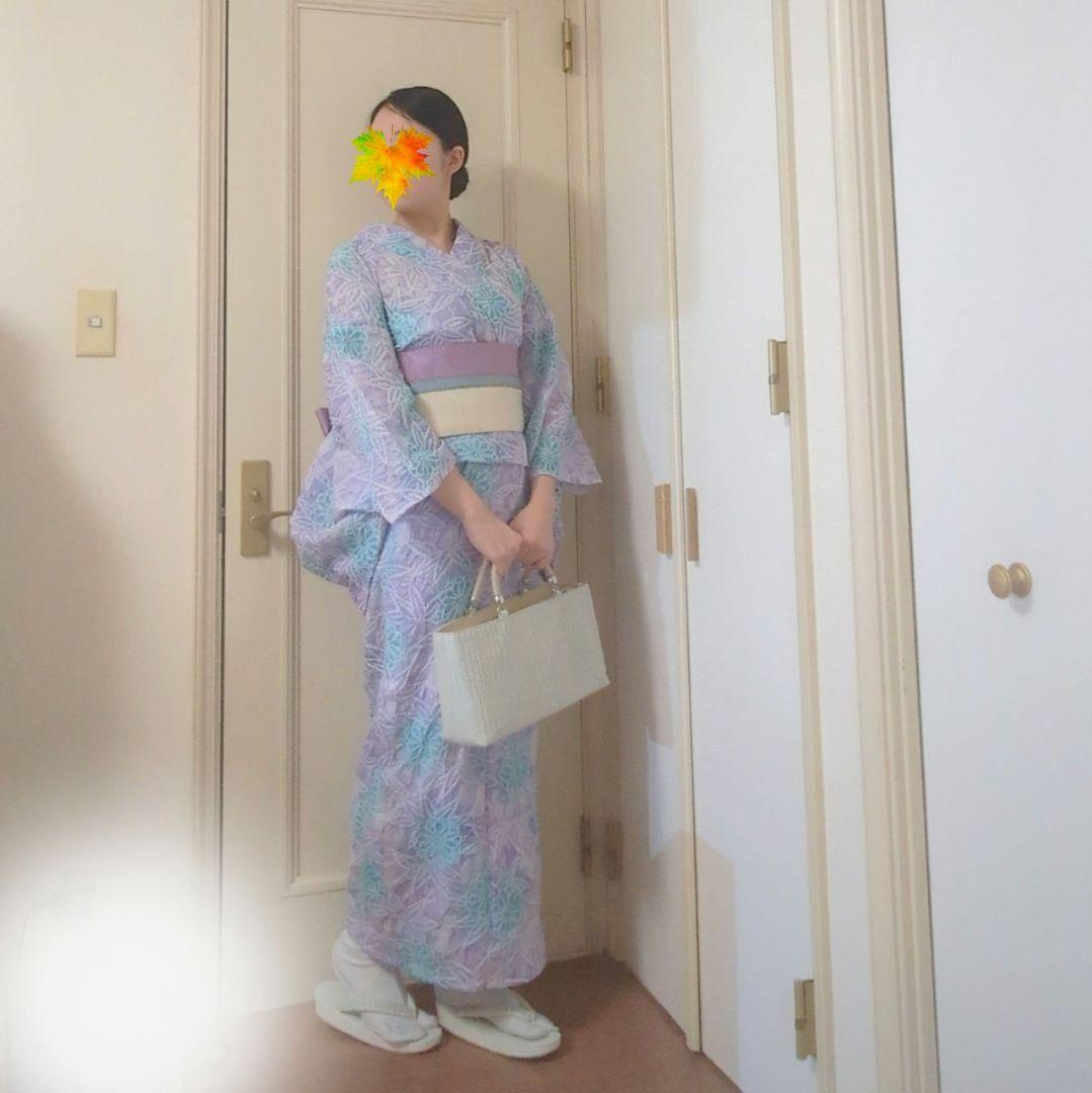 有松絞り 女性浴衣 手縫い お誂え 2-⑧