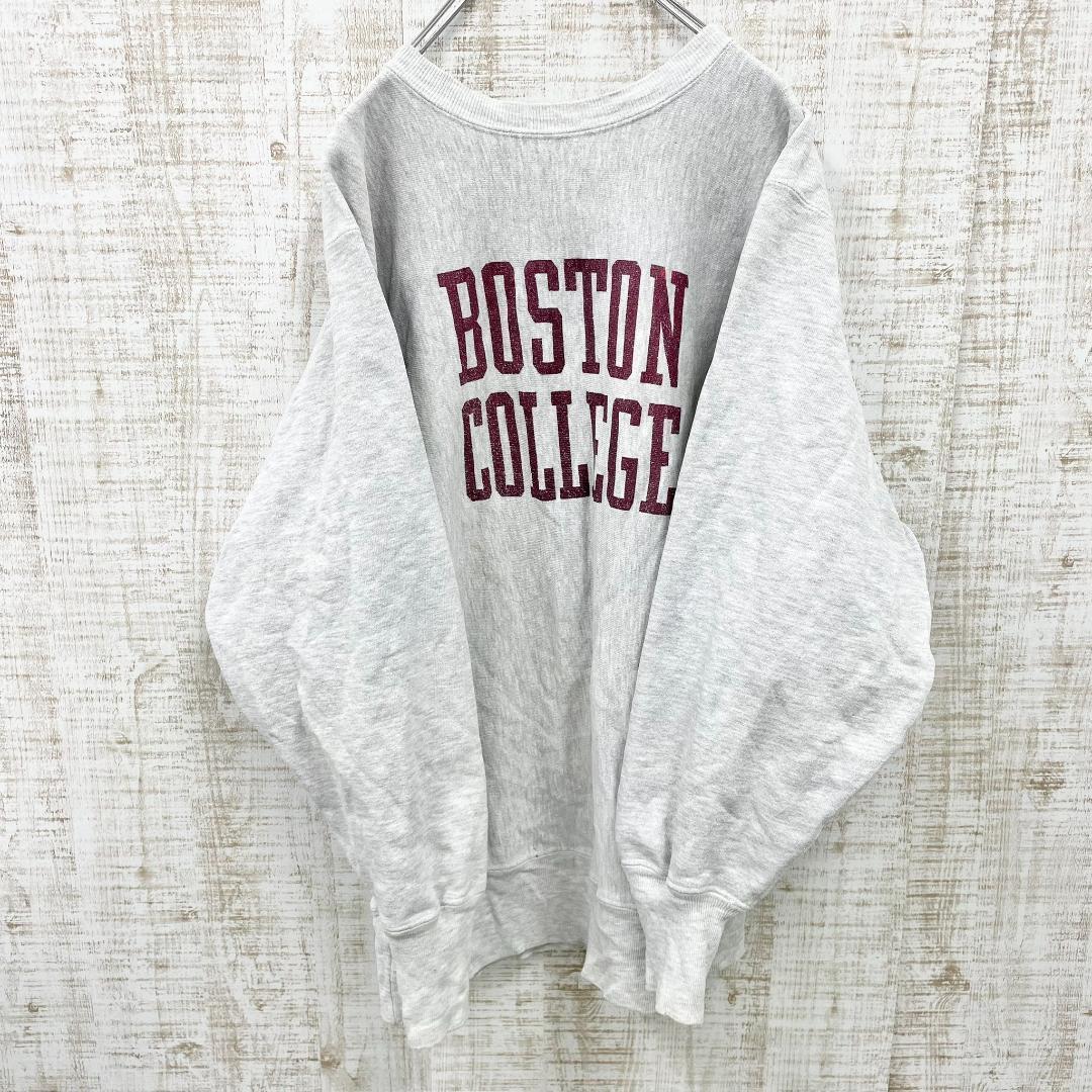 AZ54《USA製》チャンピオン　リバースウィーブ　ボストン　刺繍タグ　90S