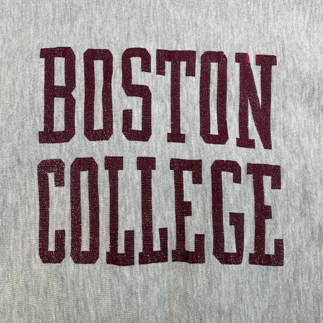 AZ54《USA製》チャンピオン　リバースウィーブ　ボストン　刺繍タグ　90S