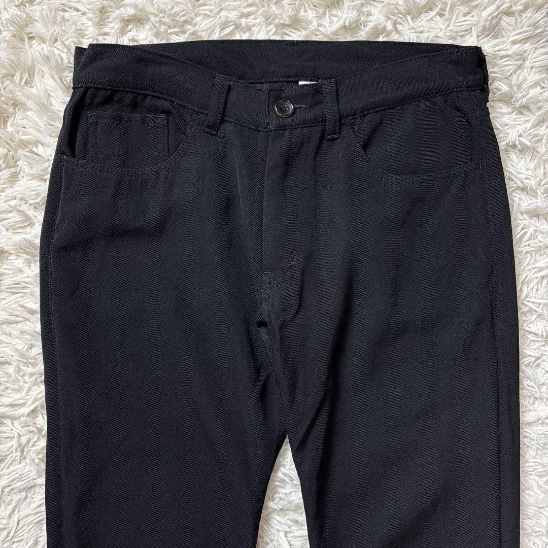 美品　コムデギャルソン　ウールツイルストレートパンツ　ブラック　M