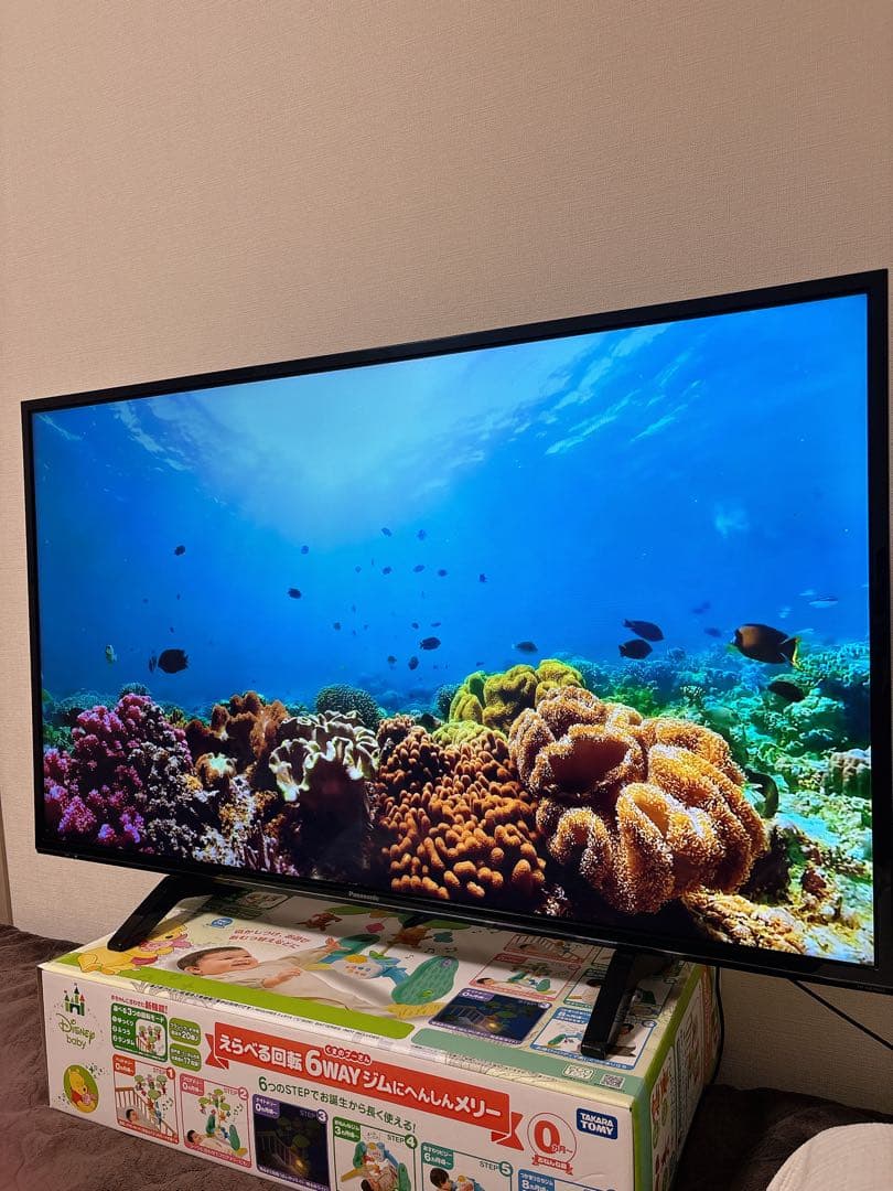 【美品】Panasonic高解像度 液晶テレビ 本体　TH-43FX600