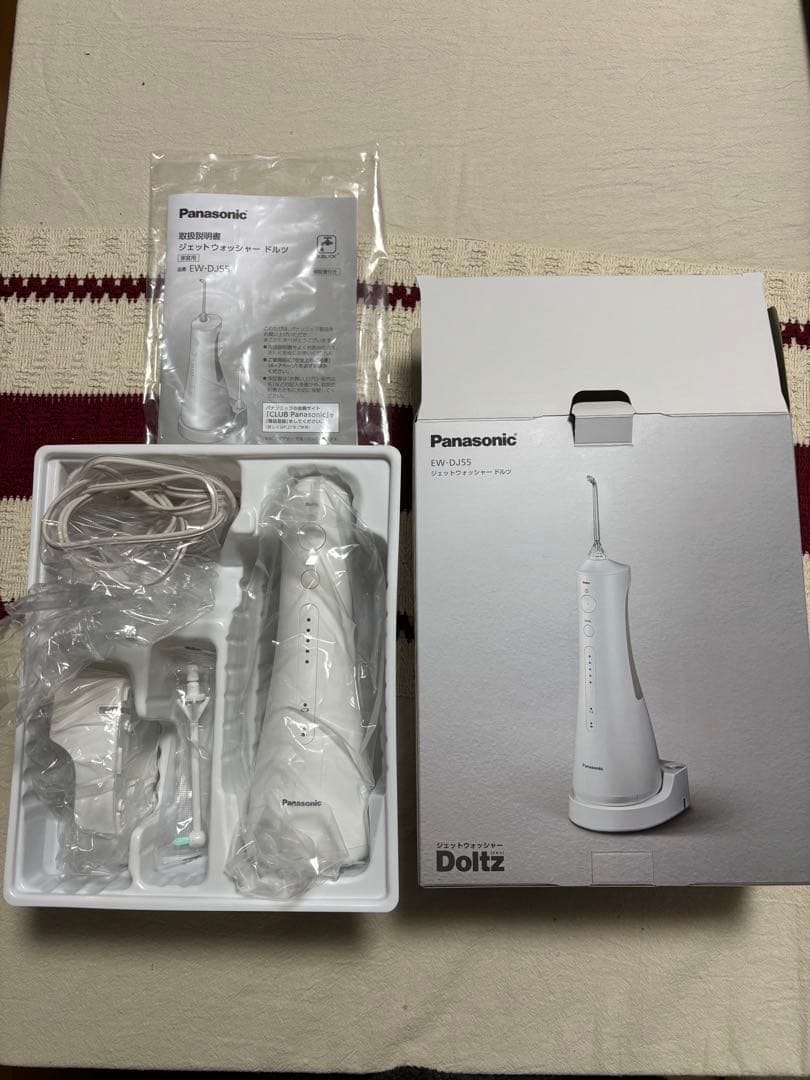 パナソニック　ドルツ　Panasonic EW-DJ55-W WHITEノズル付