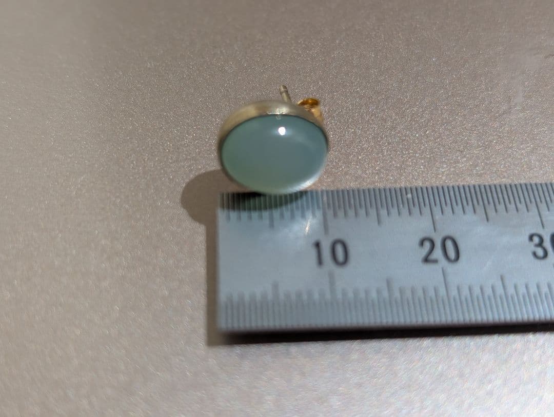 fruitsjolieフリュイジョリ　シーブルーカルセドニーピアス