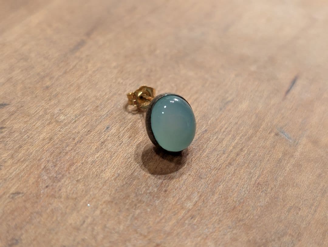 fruitsjolieフリュイジョリ　シーブルーカルセドニーピアス
