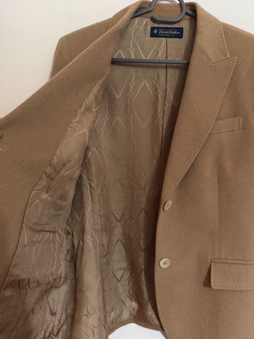 【BrooksBrothers 】キャメルジャケット 100%