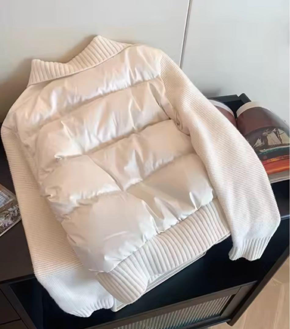 2WAYニットスリーブエコファーダウンジャンパー